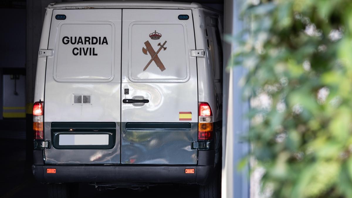 Un furgón de la Guardia Civil.