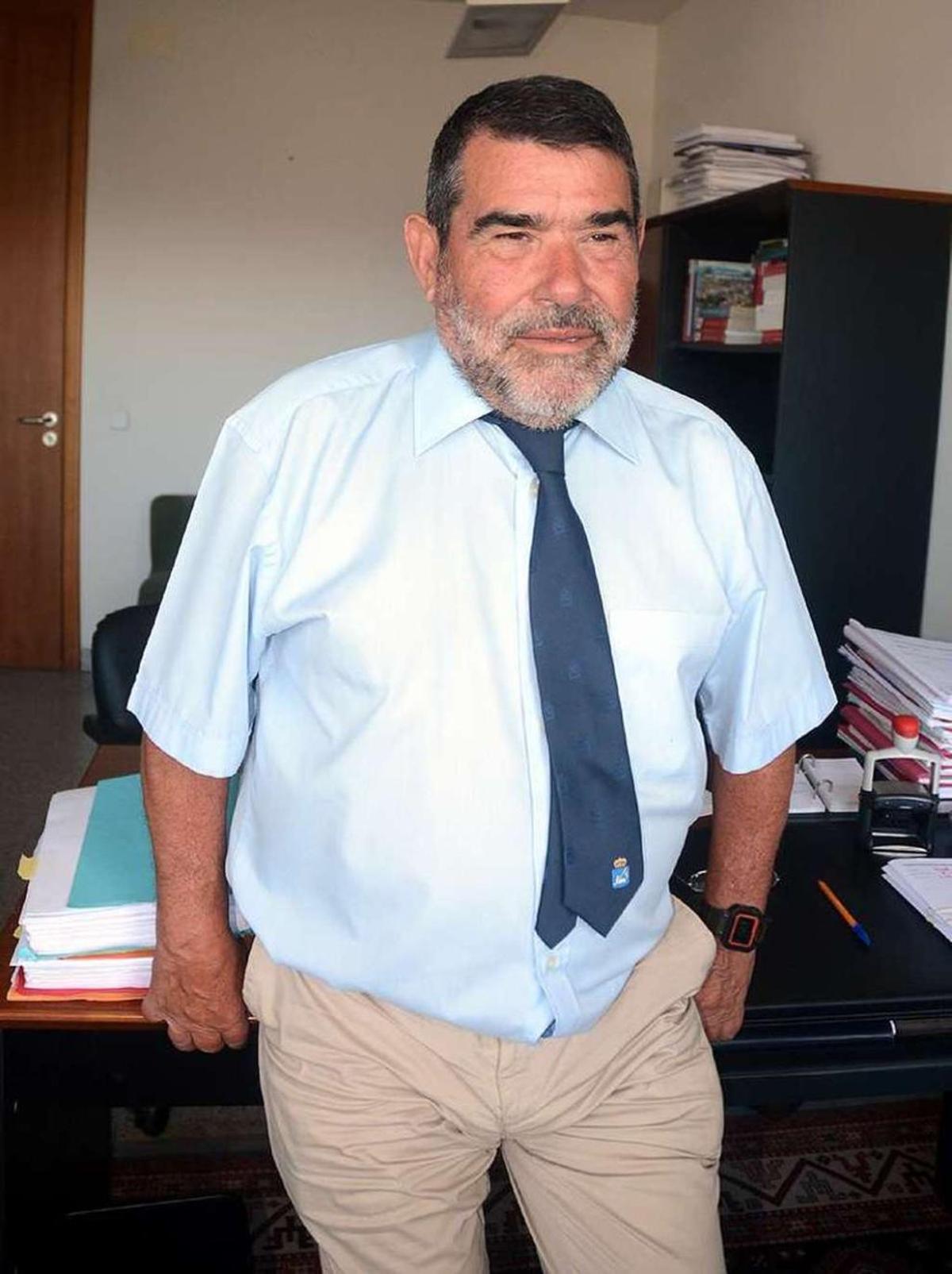 Benito Montero, onte, no seu despacho da Fiscalía.