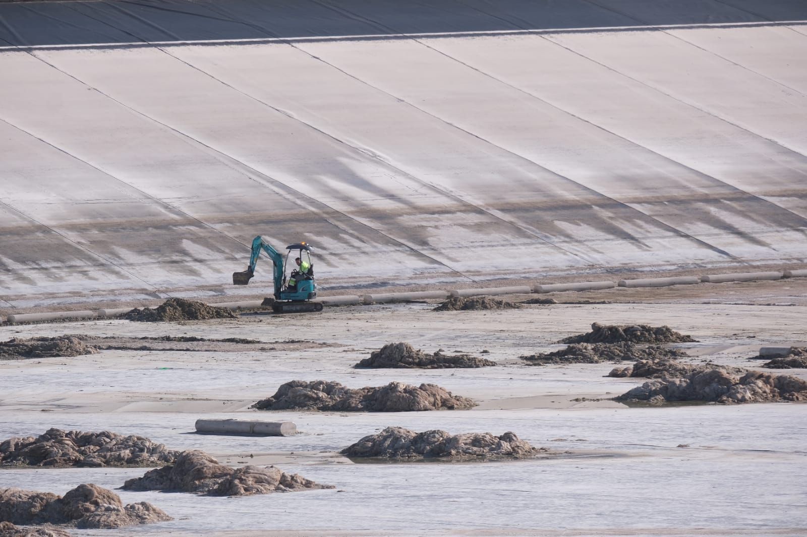 Así son las obras del embalse de El Toscar en Monóvar