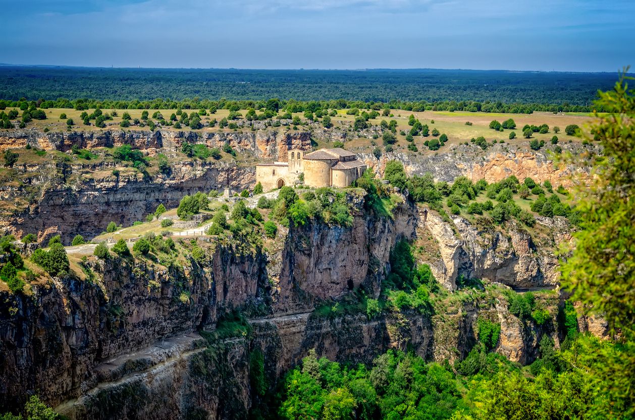 Imagen del esptacular Parque Natural de las Hoces del Río Duratón.