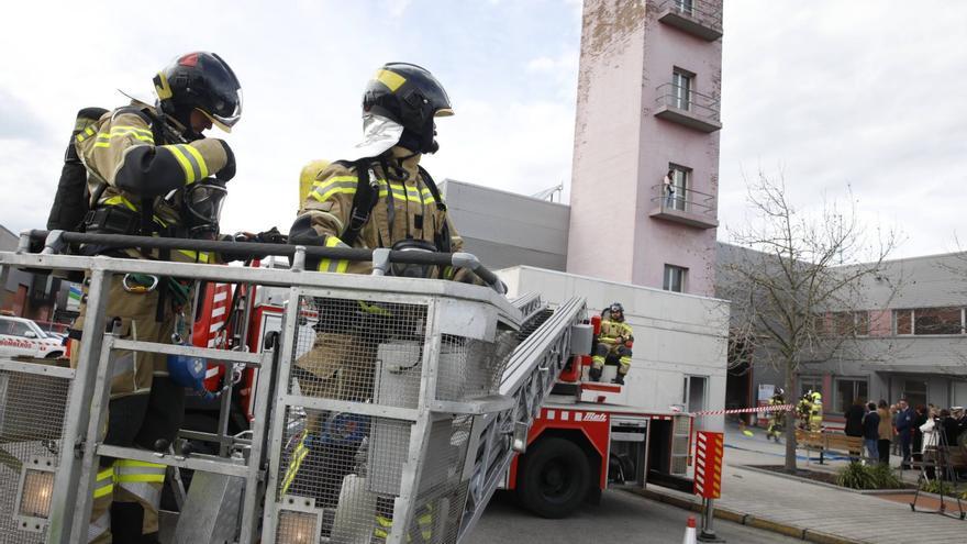 El nuevo parque de Bomberos de Gijón proyecta sumar un rocódromo y simuladores