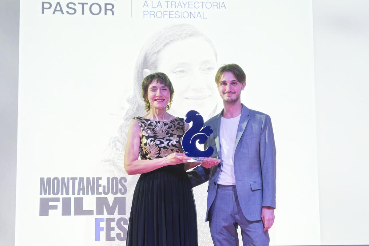 Rosana Pastor fue uno de los nombres estrella del festival de cortos de Montanejos, al recibir el premio a la trayectoria.