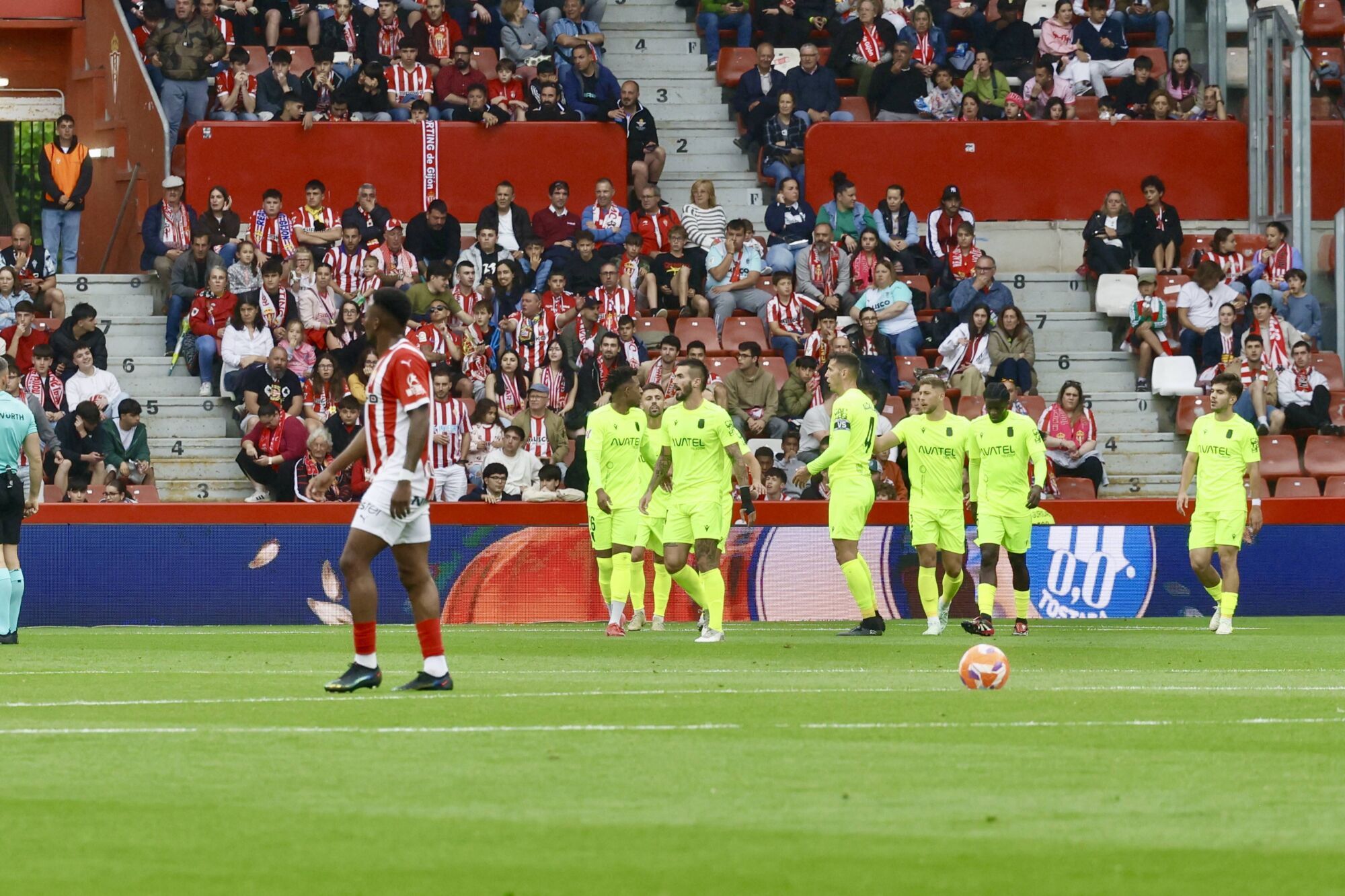 Así fue el partido entre el Sporting y el Cartagena