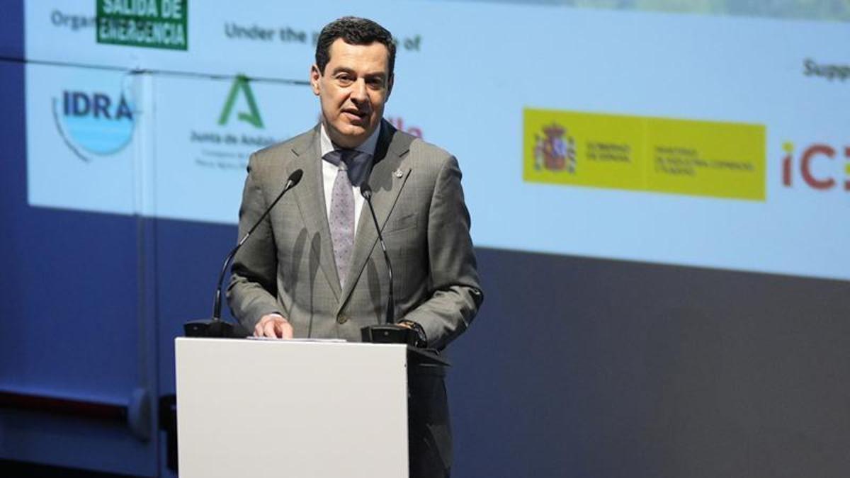 Juanma Moreno, presidente de la Junta de Andalucía.
