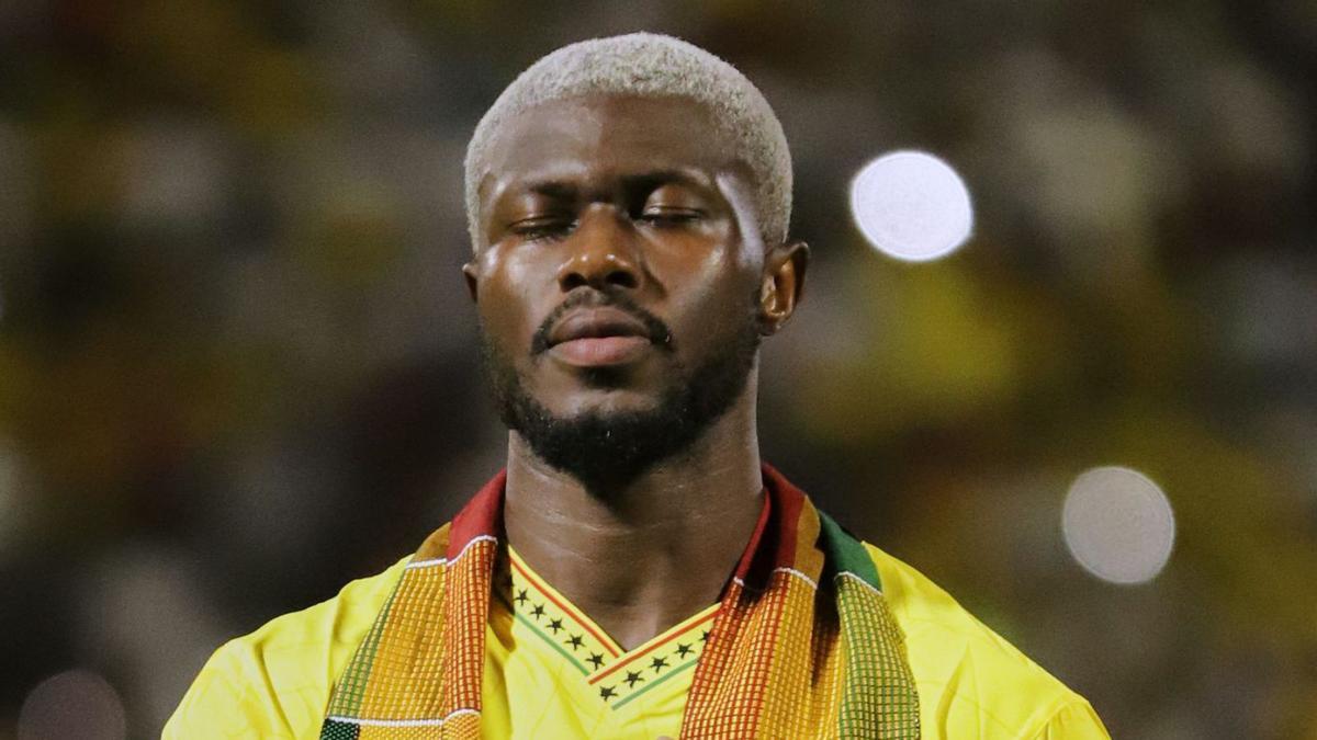 Sibo, con la selección de Ghana. | AP