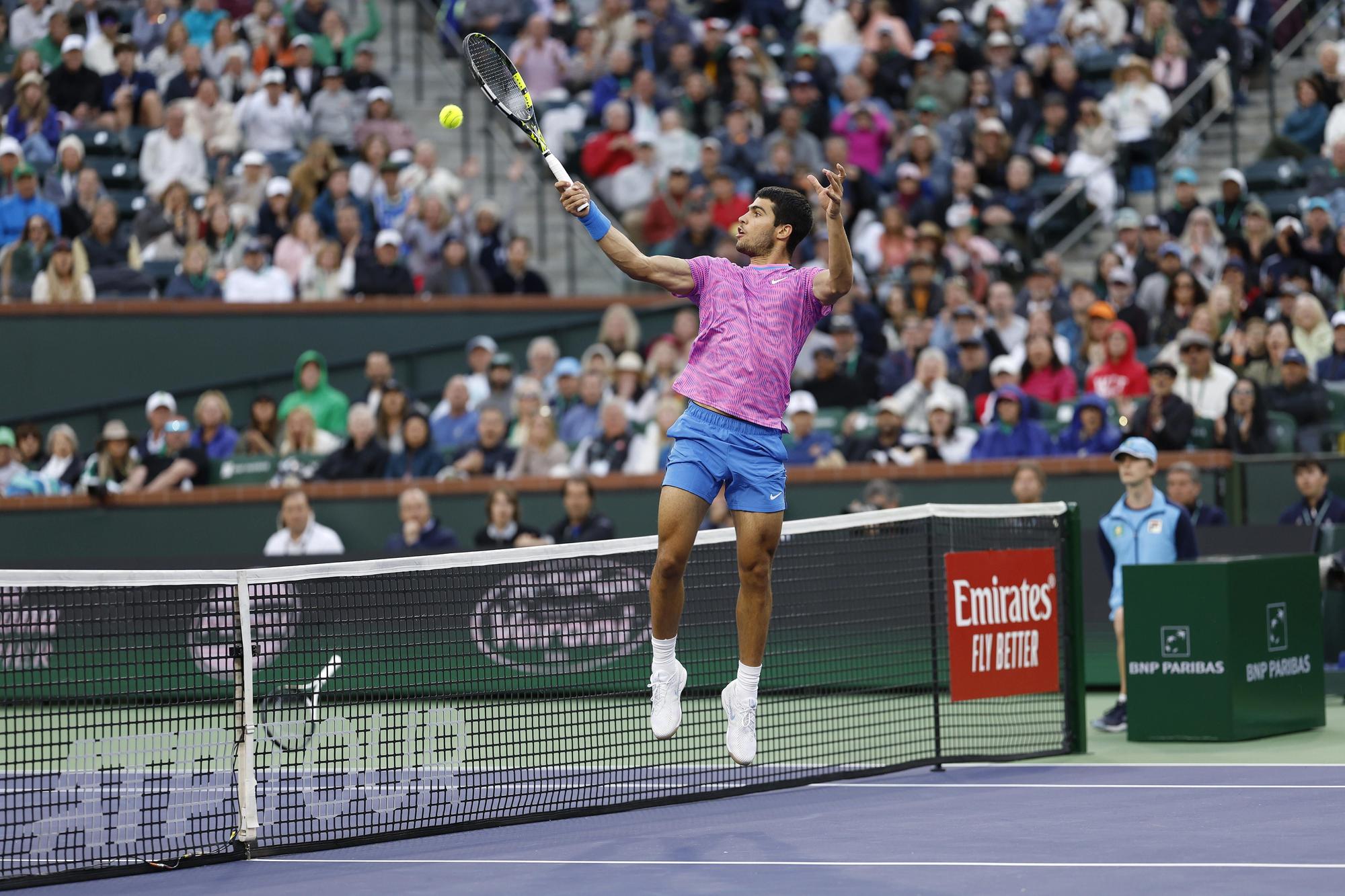 Alcaraz acaba con el invicto de Sinner y va a por su segunda corona en Indian Wells