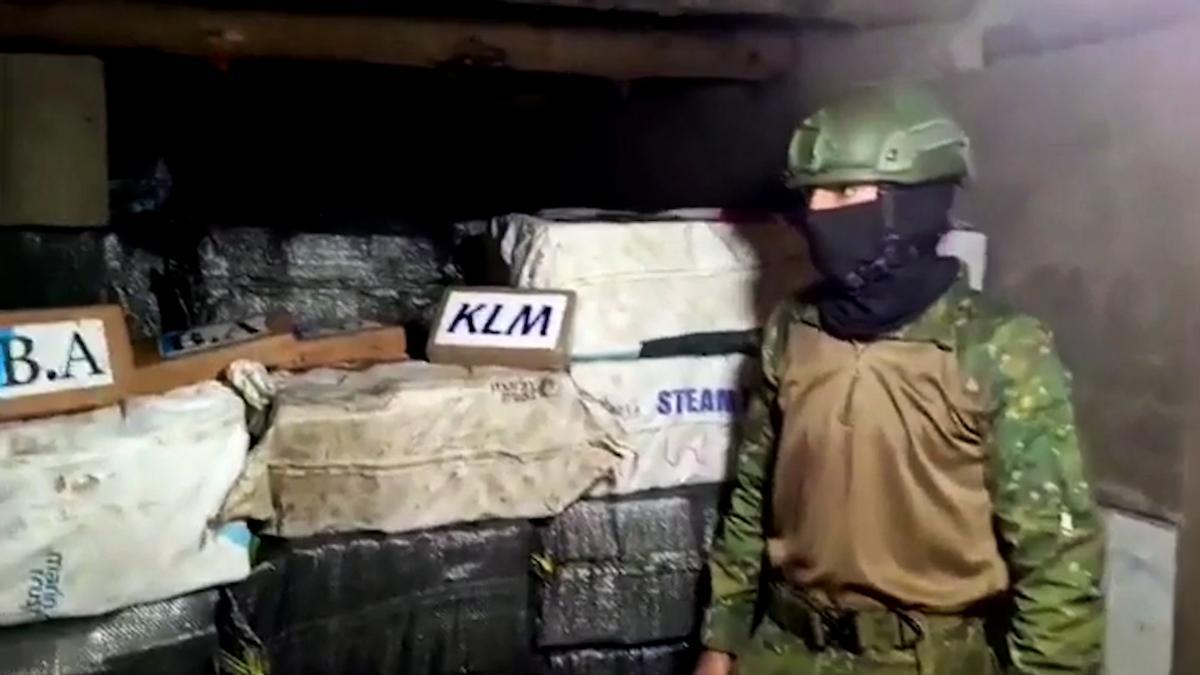 Alijo de droga interceptado por la policía de Ecuador