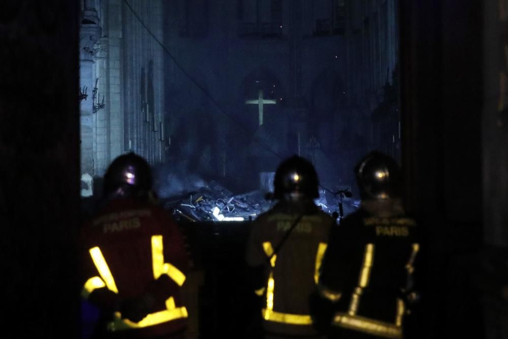 Incendio en la catedral de Notre Dame de París