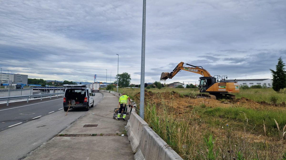 Las obras en la parcela