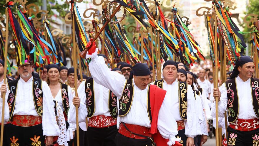 Un momento de la Entrada Cristiana en Elda.