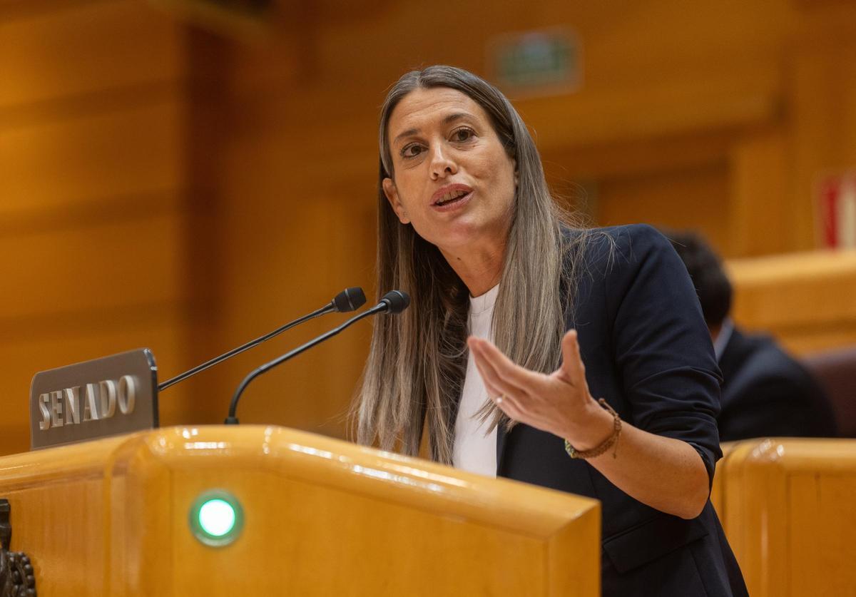 La portavoz de Junts en el Congreso, Miriam Nogueras