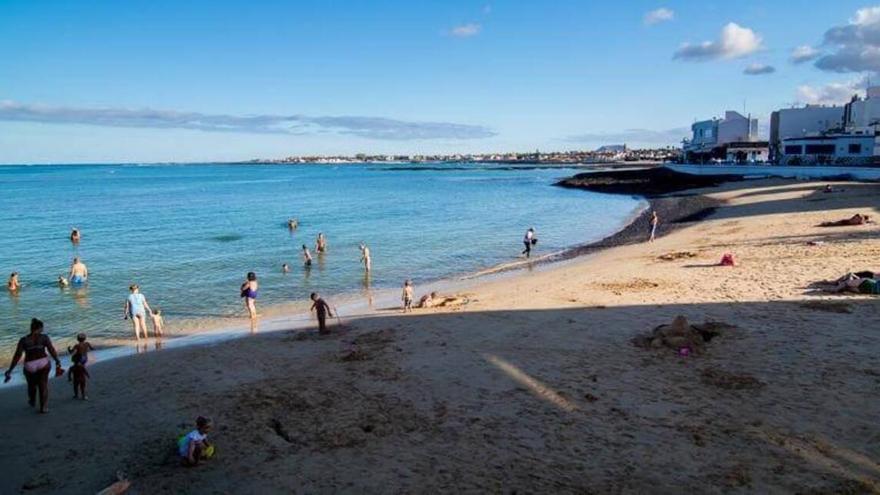 Playa de Corralejo Viejo, en La Oliva.