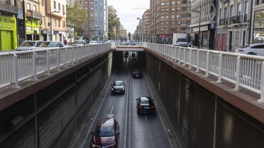 Los técnicos advierten que el colector que hay debajo del túnel de Pérez Galdós no aguantará un depósito de tormentas