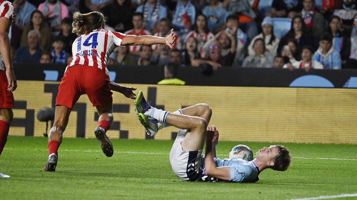 Williot Swedberg, durante el partido contra el Atlético