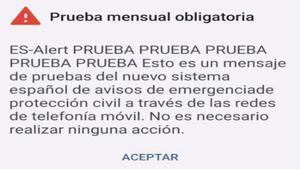 ¿En qué situaciones puede pitar tu móvil con la alerta del Gobierno de España?