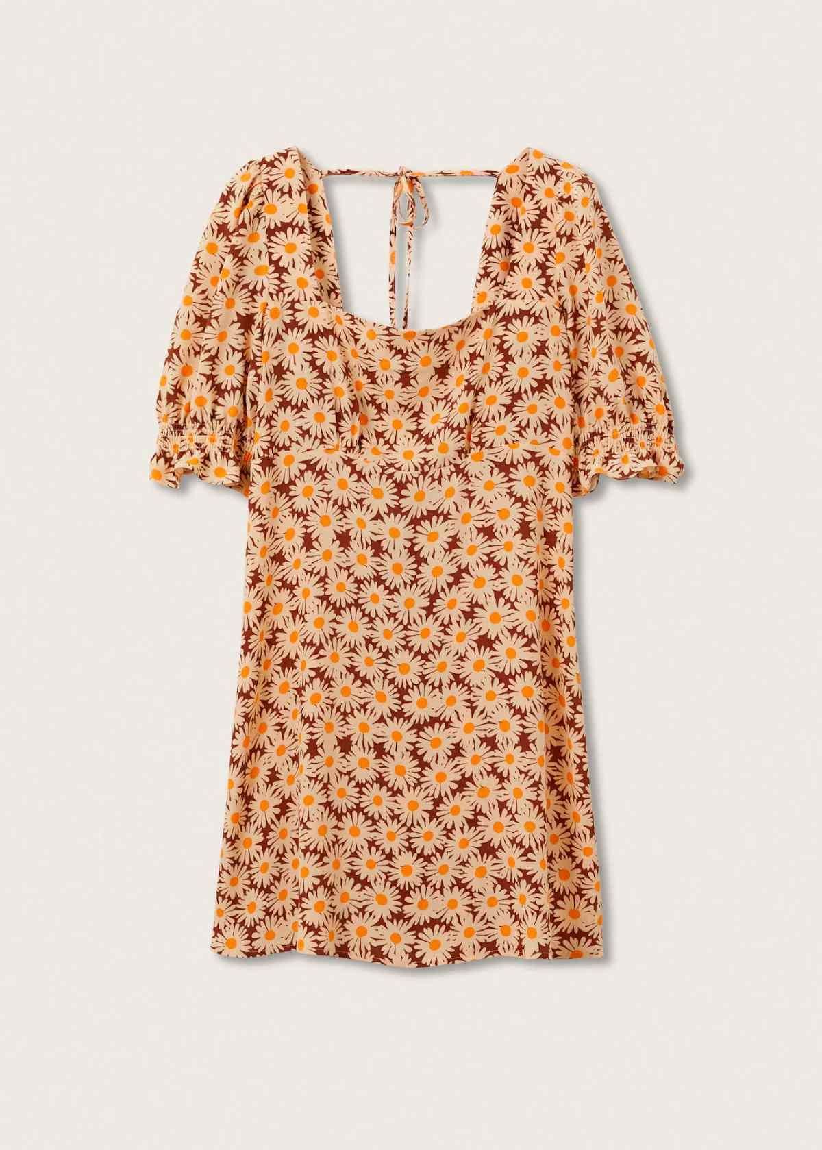 Minivestido de flores de Mango