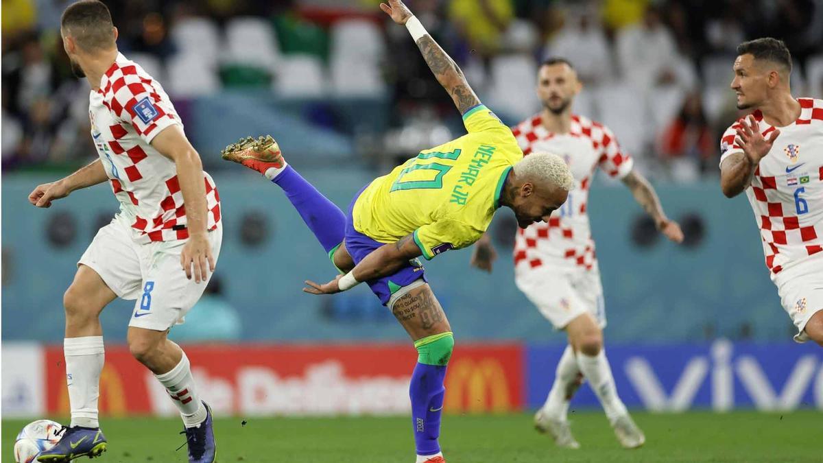 Brasil cayó eliminada contra Croacia en los cuartos de final