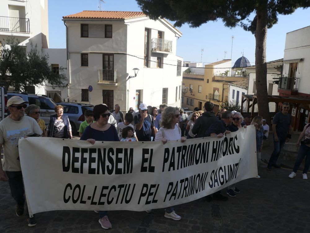 Movilización por una mayor inversión en el Castillo de Sagunt