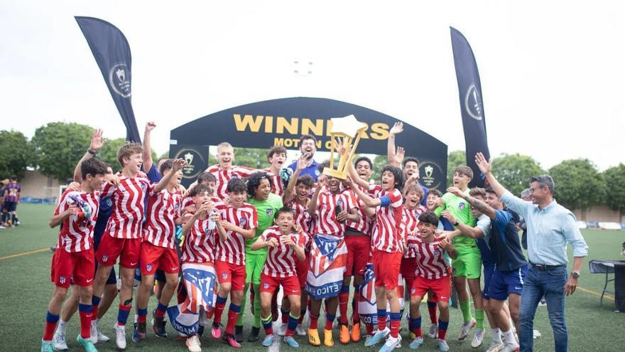 El Atleti le gana al Barça el torneo infantil de Almussafes