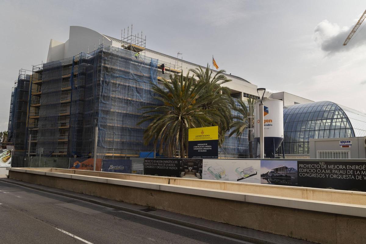 Obras anteriores del Palau de la Música.