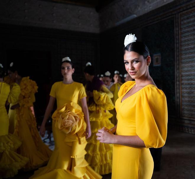 La propuesta de Carmen Acedo en el 'backstage' de la presentación de XI We Love Flamenco