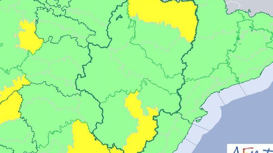 Alerta amarilla por nevadas en el Pirineo y por viento en Teruel