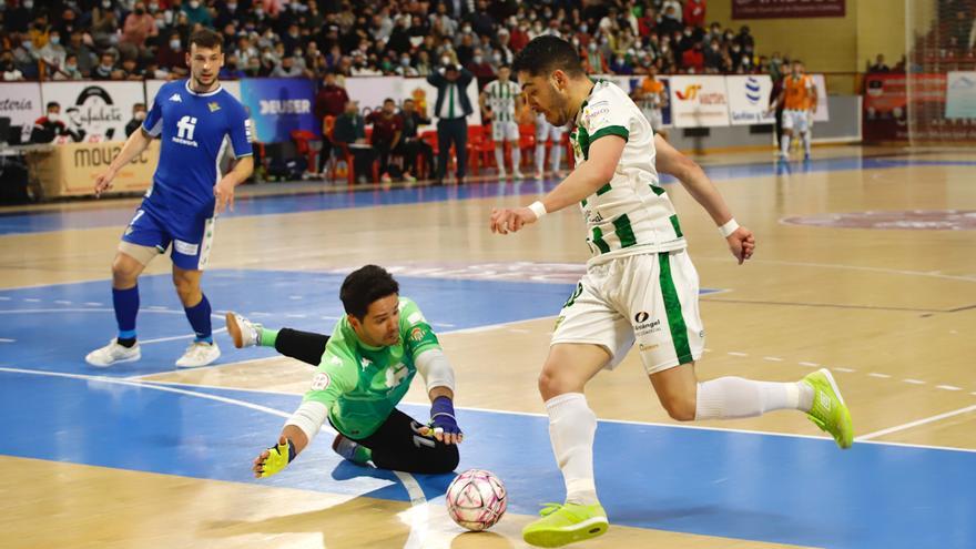 Las imágenes del derbi entre el Córdoba Futsal y el Betis en Vista Alegre