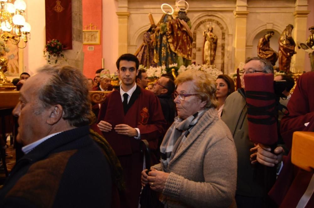 La procesión del Perdón se queda en San Antolín