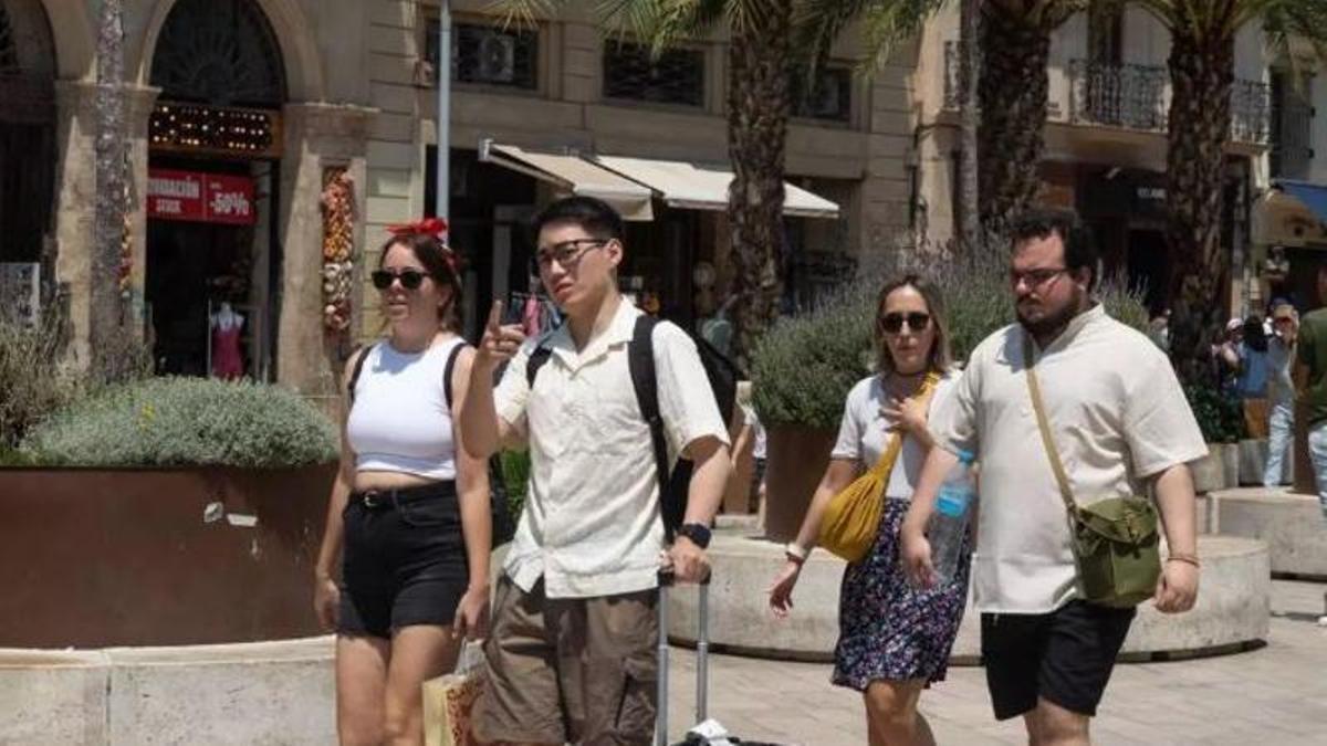 Turistes a València