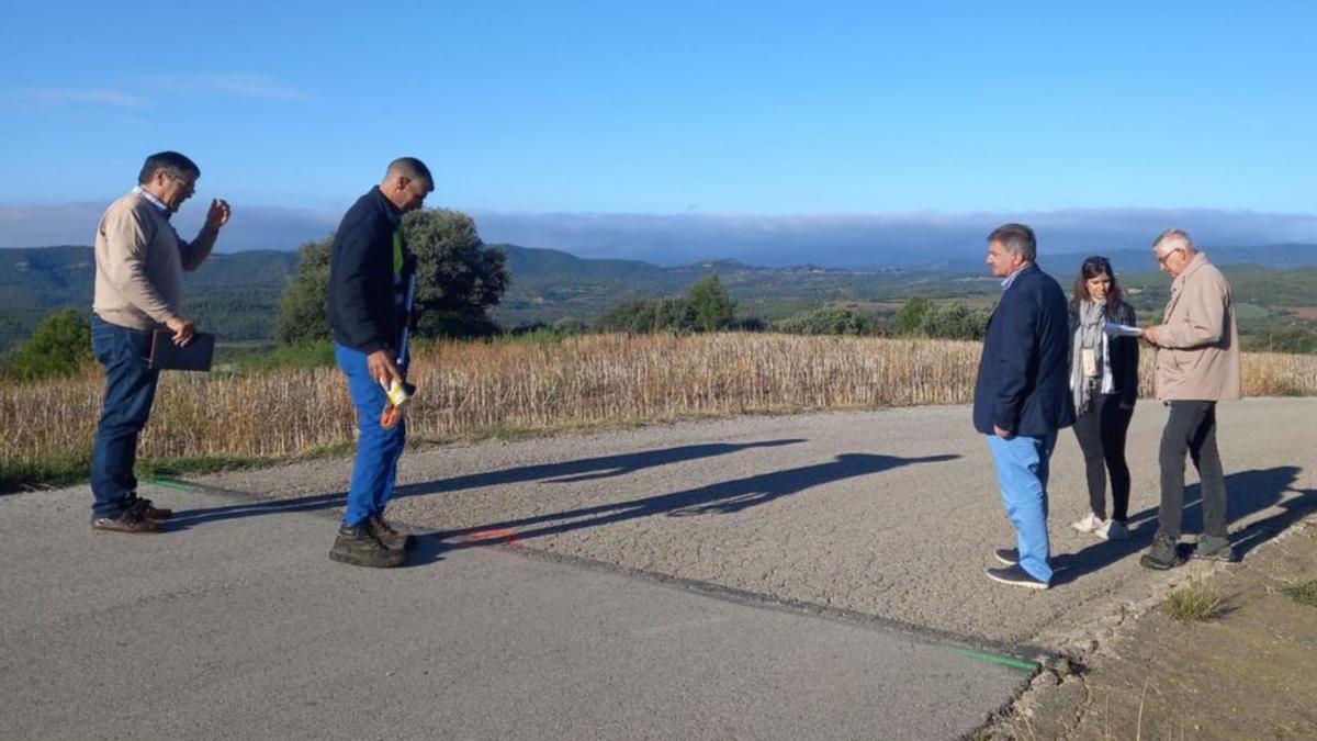 Inici de les obres al camí que va fins a Fonollet | CCBERGUEDÀ