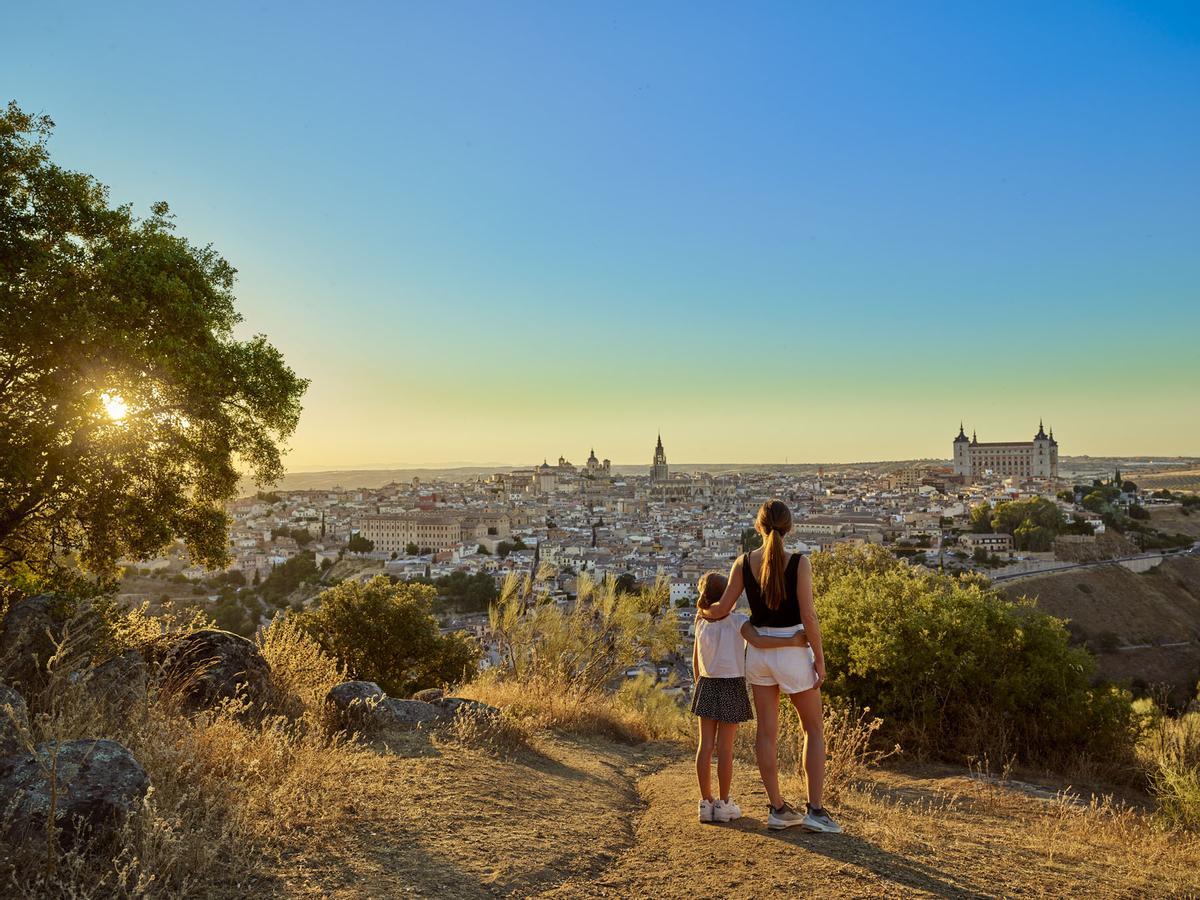 Vistas desde el Valle de Toledo.