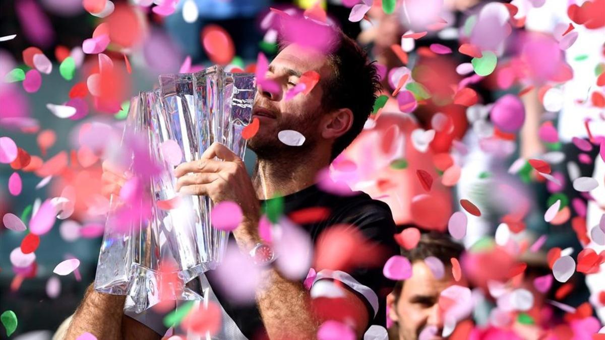 Del Potro hace historia ganando la final de Indian Wells a Federer