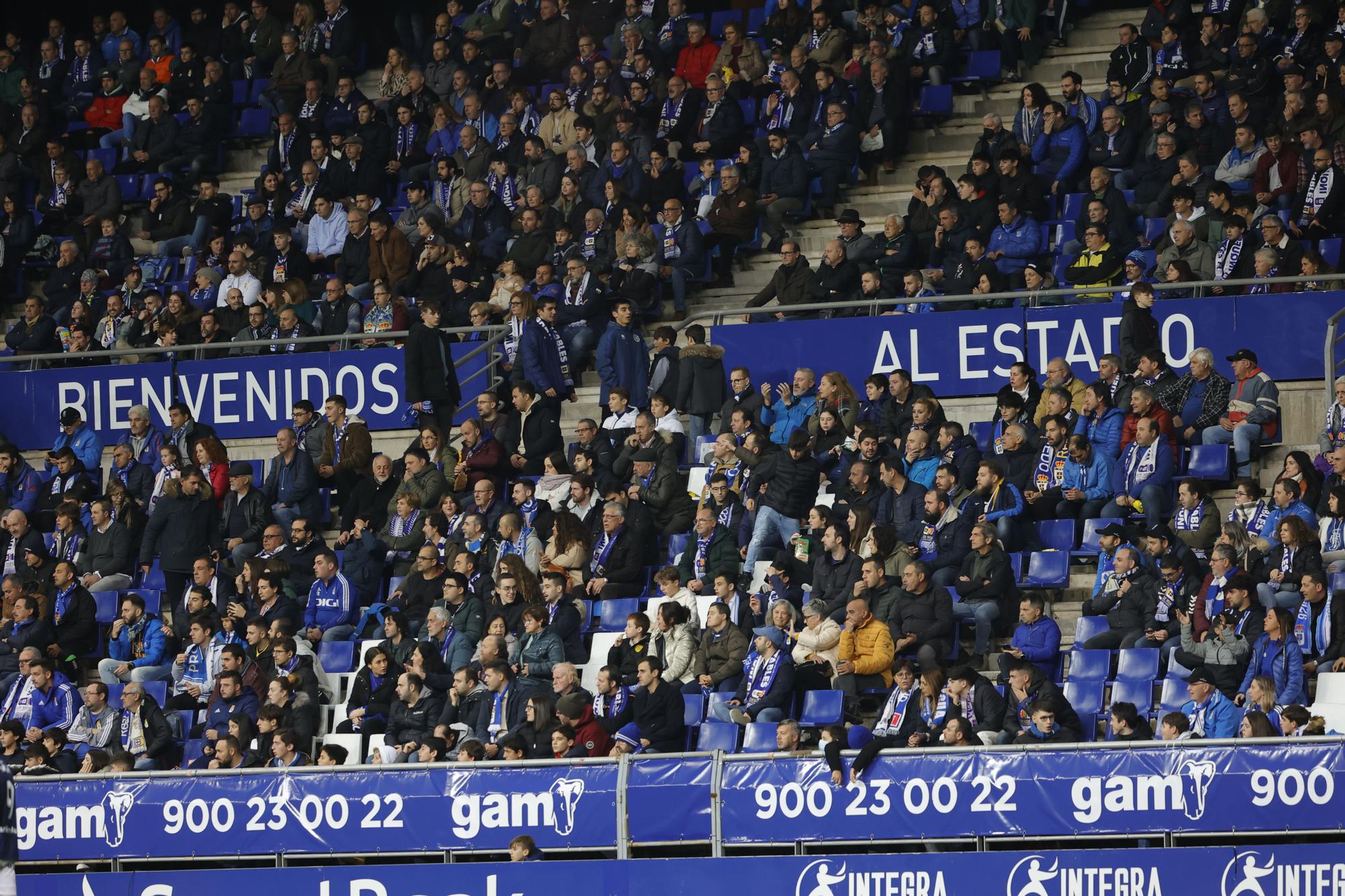 EN IMÁGENES: El Oviedo gana en casa por 1-0 frente al Mirandés