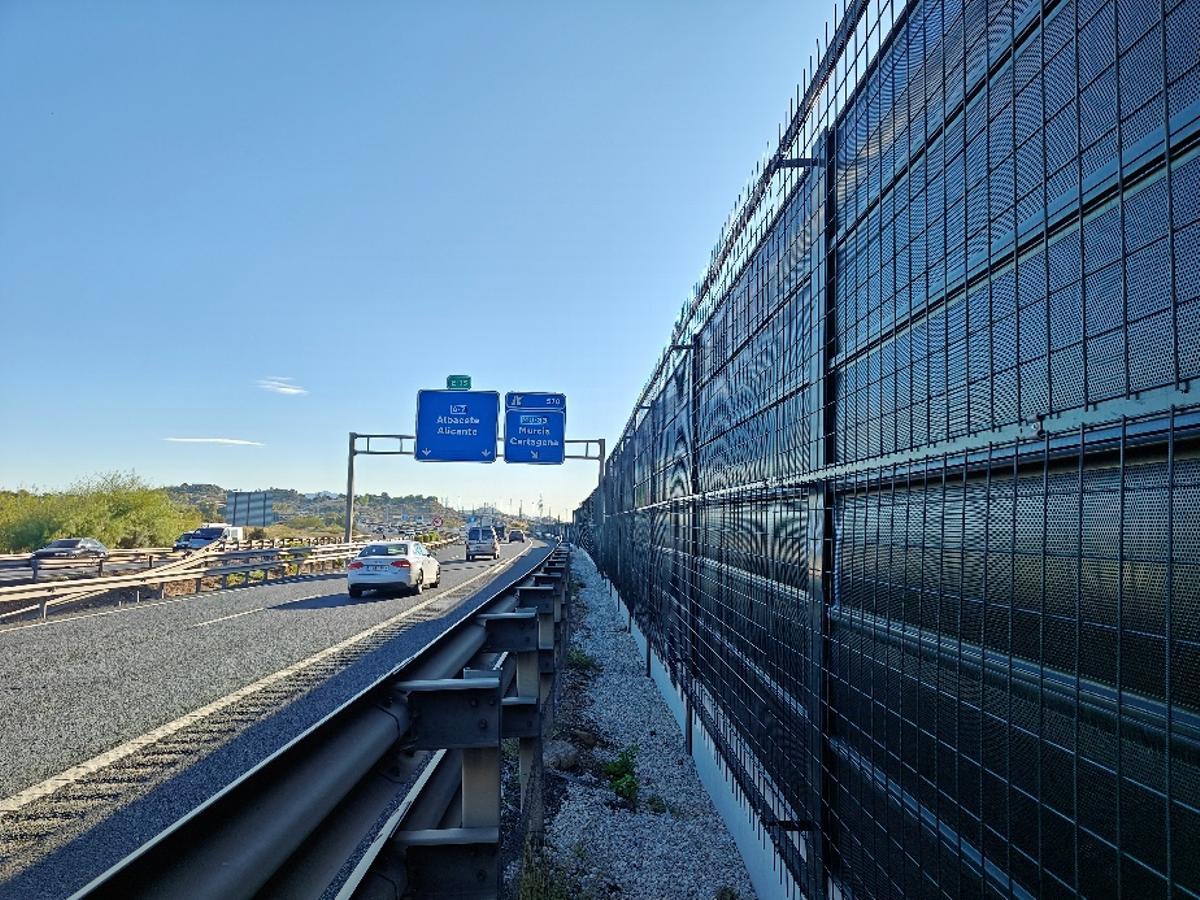 A-7 (entre los km 569,5 y 572).