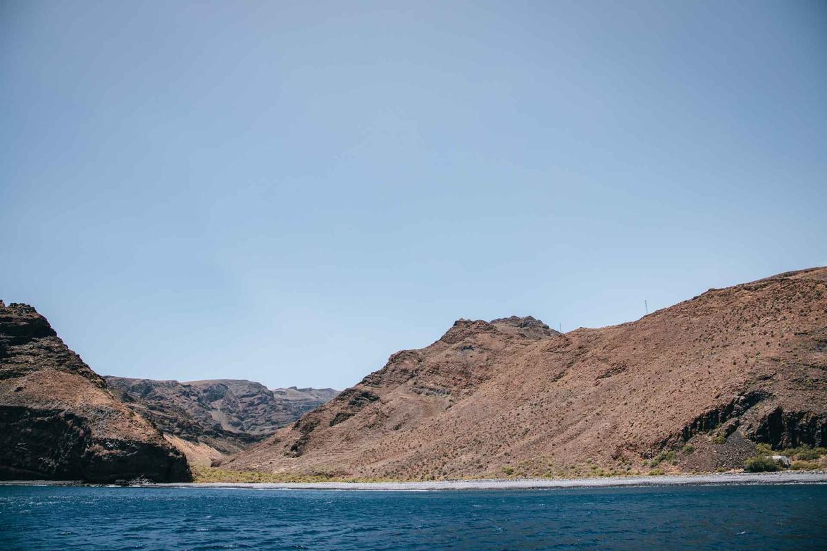 Playa de La Guancha, en La Gomera