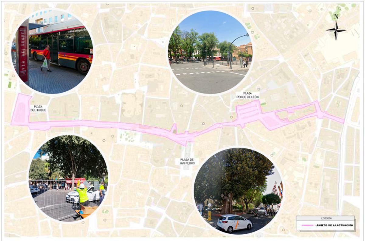 El nuevo eje peatonal de Sevilla