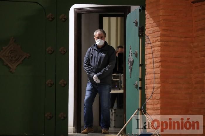 Viernes de dolores: Aplausos y salves a la patrona en Cartagena durante el confinamiento