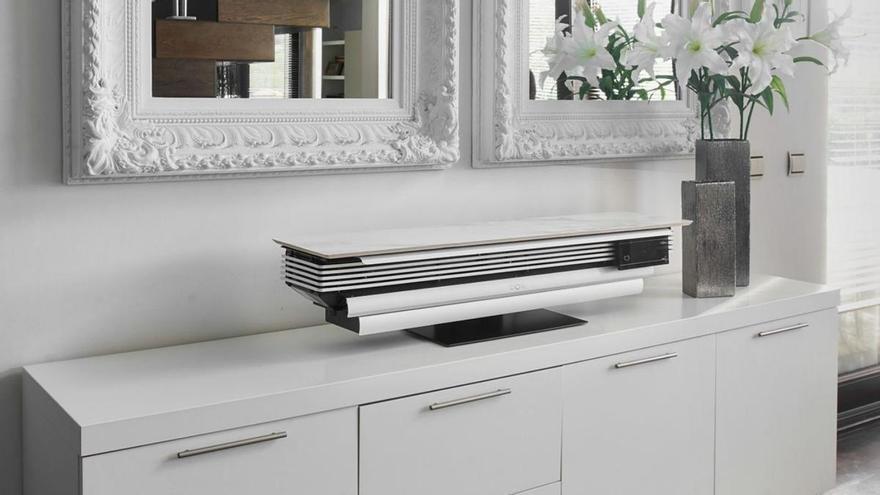 Biow instalado en un cuarto de estar.