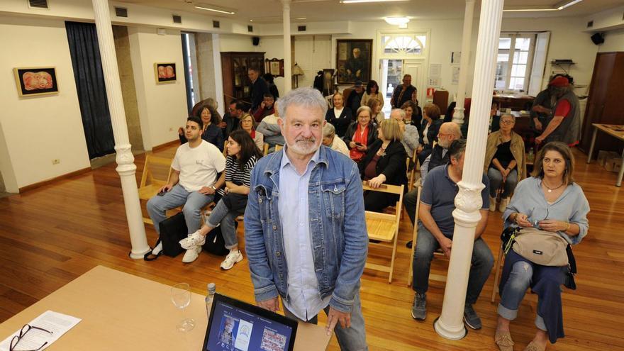 Felipe-Senén López ofreceu onte no Museo de Lalín unha conferencia sobre Asorey.