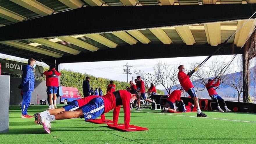 L&#039;Olot torna a la feina per preparar el partit de Copa ajornat contra el Poblense