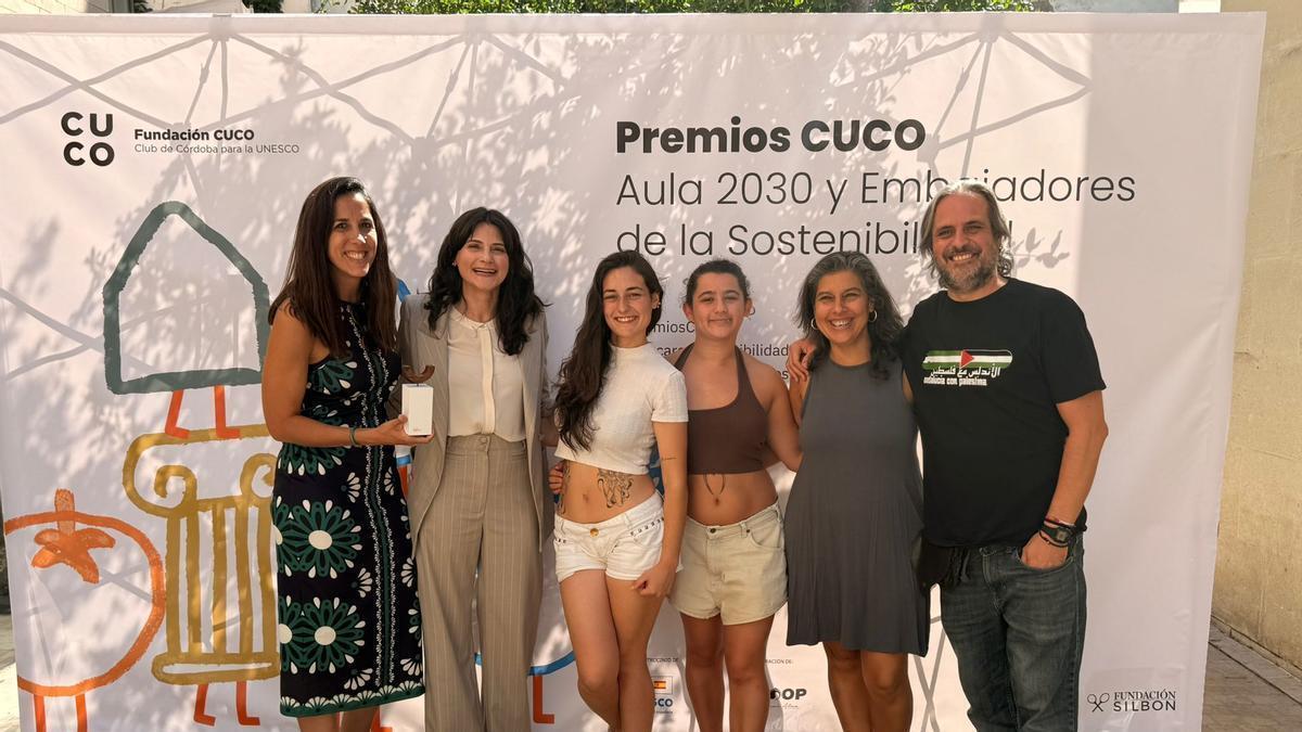 Profesores ganadores del premio.
