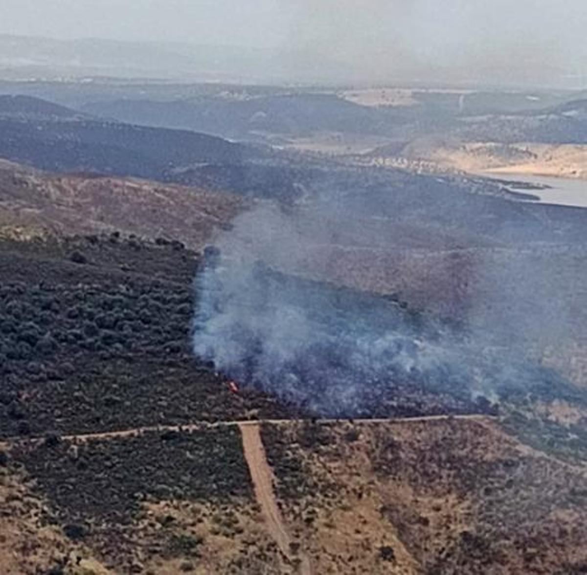 Incendio en el paraje 'Puerto Lobo' en Villarta de los Montes