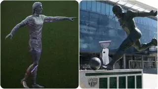 La mitología blaugrana y las estatuas en el Spotify Camp Nou