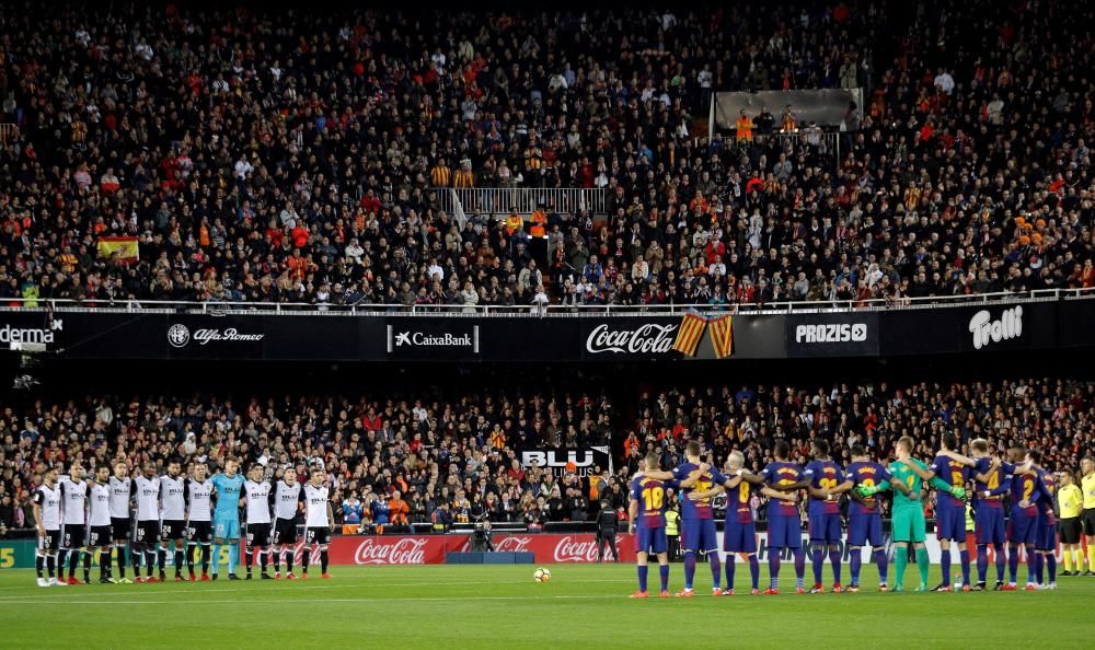 Les millors imatges del València-Barça