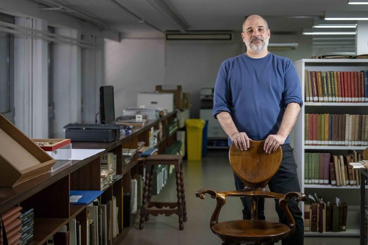 Barcelona, 16/01/2026 Barcelona. Entrevista a Galdric Santana, director de la Càtedra Gaudí. AUTOR: MANU MITRU