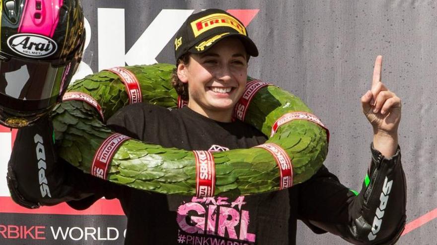 Ana Carrasco, primera mujer en ganar un campeonato del mundo de motociclismo