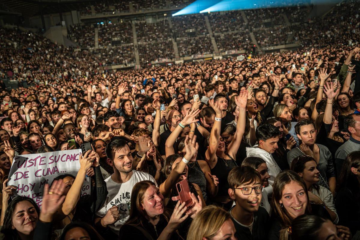 Primer concierto de Melendi en el Palau Sant Jordi