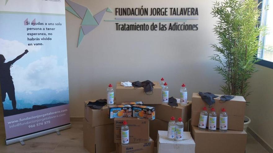 El material que donó la Fundación Jorge Talavera a los juzgados de Alicante.