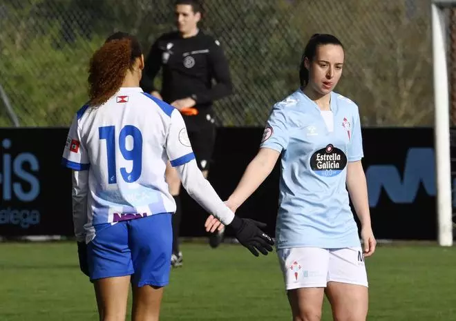 El derbi vigués entre As Celtas y el Sárdoma, en imágenes