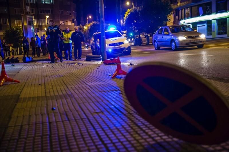 Atropello de una mujer en Avilés